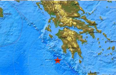 Σεισμός 3,9 Ρίχτερ ανοιχτά της Μεθώνης