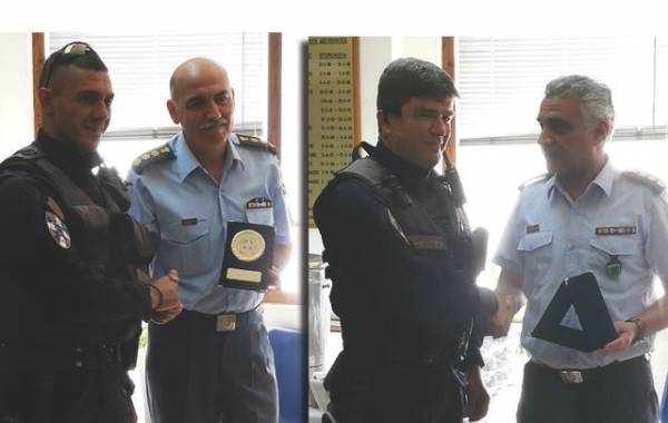 Τίμησαν Μεσσήνιους αστυνομικούς της ΔΙ.ΑΣ. για τη διάσωση πολιτών στις πλημμύρες