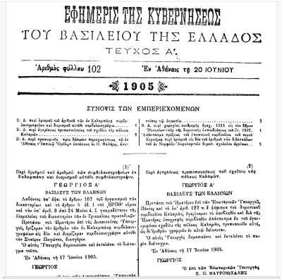 Σχέδιο πόλης ηλικίας 120 ετών