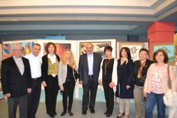 Ομαδική έκθεση ζωγραφικής εγκαινιάστηκε στην Κυπαρισσία (φωτογραφίες)