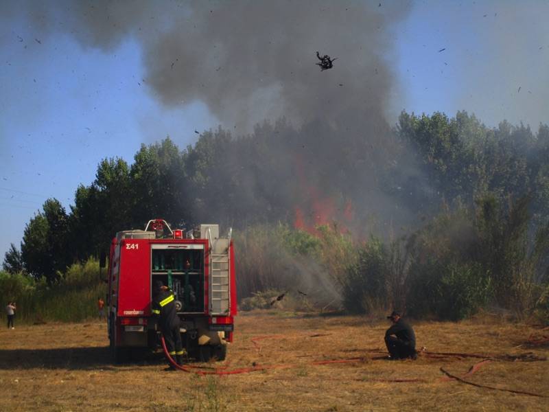 Καλαμάτα: Σε εξέλιξη η μεγάλη πυρκαγιά στο Ασπρόχωμα (βίντεο)