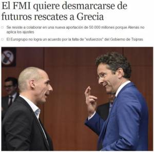 El Mundo: Το ΔΝΤ αρνείται να μπει σε νέο &quot;πακέτο διάσωσης&quot;