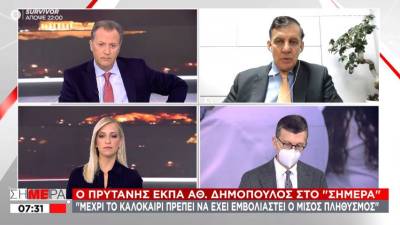 Δημόπουλος: Αν χρειαστεί, θα ληφθούν μέτρα νωρίτερα (Βίντεο)