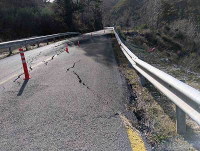 Εξηγήσεις Γιαννακέα για την κατάρρευση του δρόμου στον Ταΰγετο