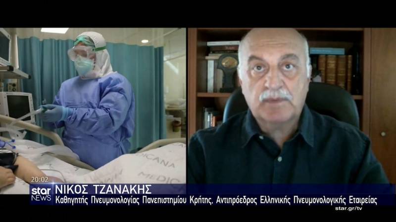 Τζανάκης: Έως και 700 νεκροί μέχρι τέλος του μήνα, το 95% ανεμβολίαστοι (Βίντεο)