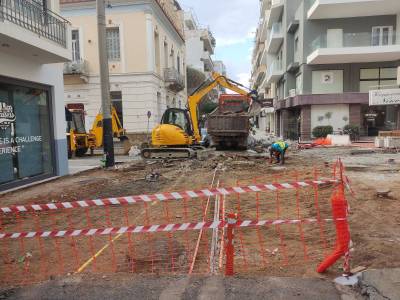 Καλαμάτα: Ξεκίνησαν οι εργασίες στην Πολυχάρους