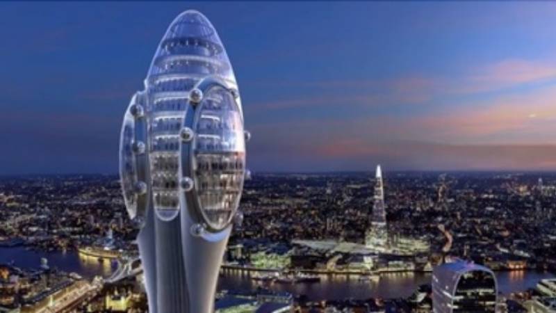 «Κόπηκε» από τον ορίζοντα του Λονδίνου ο ουρανοξύστης «Τουλίπα»