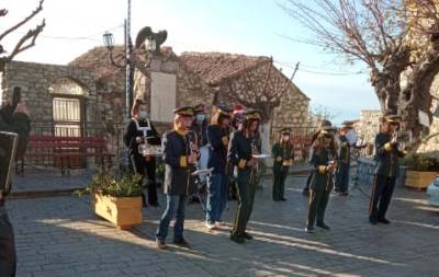 Κάλαντα της Φιλαρμονικής σε χωριά και οικισμούς της Δυτικής Μάνης