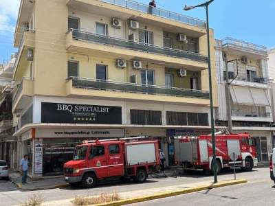 Καλαμάτα: Πυρκαγιά σε διαμέρισμα στην οδό Αθηνών