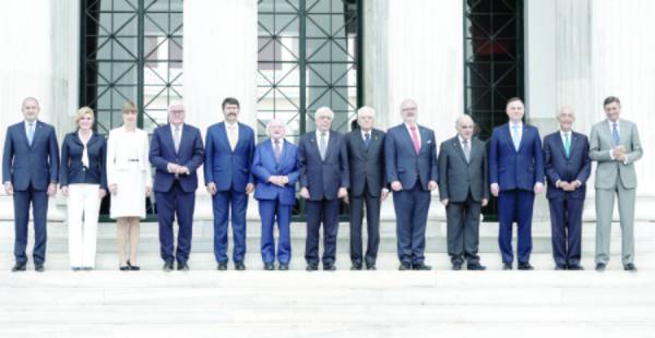 Διακήρυξη 13 προέδρων στην Αθήνα: Ισχυρή Ευρωπαϊκή Ενωση χωρίς αποκλεισμούς