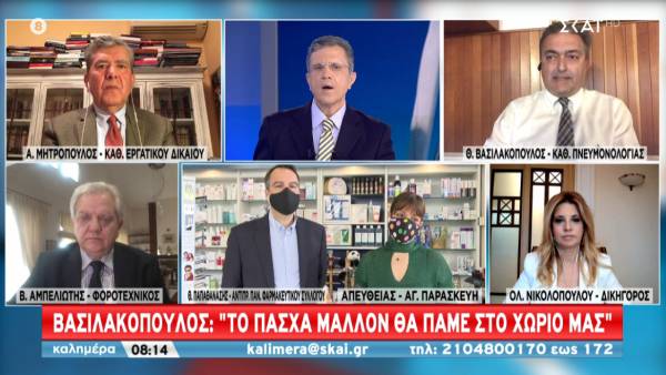 Βασιλακόπουλος: Θετικές προβλέψεις για κάμψη του ιού από την επόμενη εβδομάδα και Πάσχα στα χωριά