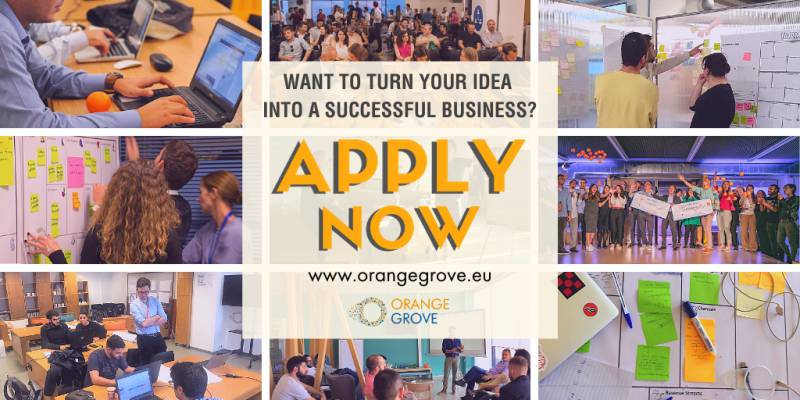 Orange Grove: Ξεκίνησε η υποβολή online αιτήσεων για τις startups