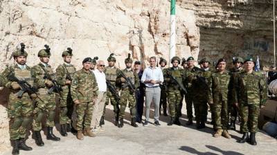 Επίσκεψη Κυρ. Μητσοτάκη στα ακριτικά φυλάκια και μήνυμα στήριξης στις Ενοπλες Δυνάμεις