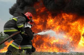 Ασκηση πυρόσβεσης στο Ραμοβούνι