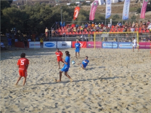 Στο Γύθειο η β΄φάση του Πανελληνίου Πρωταθλήματος Beach soccer 2012
