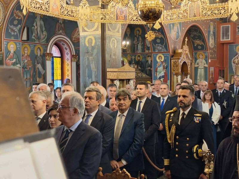 Ο Θανάσης Βασιλόπουλος στις εορταστικές εκδηλώσεις στο Άστρος