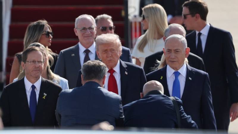 Ο πρόεδρος των ΗΠΑ, Ντ. Τραμπ έφτασε στην Κνεσέτ όπου θα εκφωνήσει ομιλία