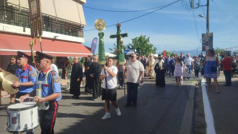 Η Υψωση του Τιμίου Σταυρού γιορτάστηκε στην Κυπαρισσία (βίντεο)