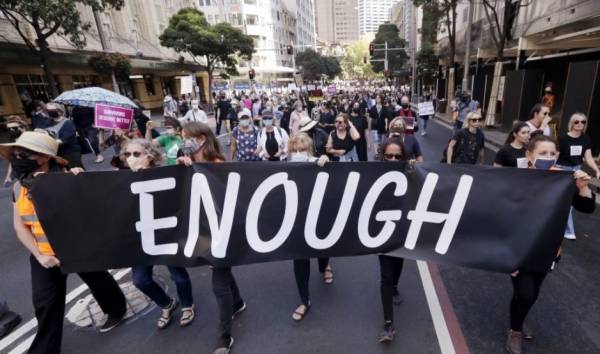 Αυστραλία: Χιλιάδες γυναίκες στους δρόμους κατά της σεξουαλικής βίας