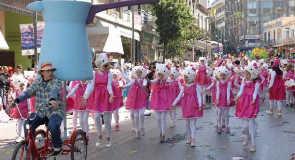 Πάτρα: Δείτε live την παρέλαση του Καρναβαλιού των Μικρών