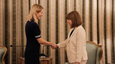 Κ. Σακελλαροπούλου: Καταδίκασε την τρομοκρατική επίθεση της Χαμάς στο Ισραήλ