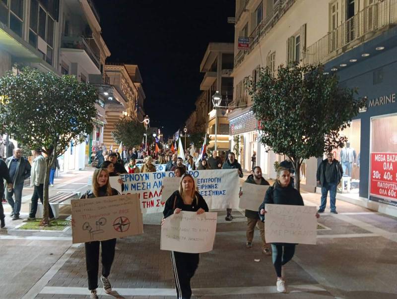 Συγκέντρωση στην Καλαμάτα κατά της επίθεσης στο Ιράν