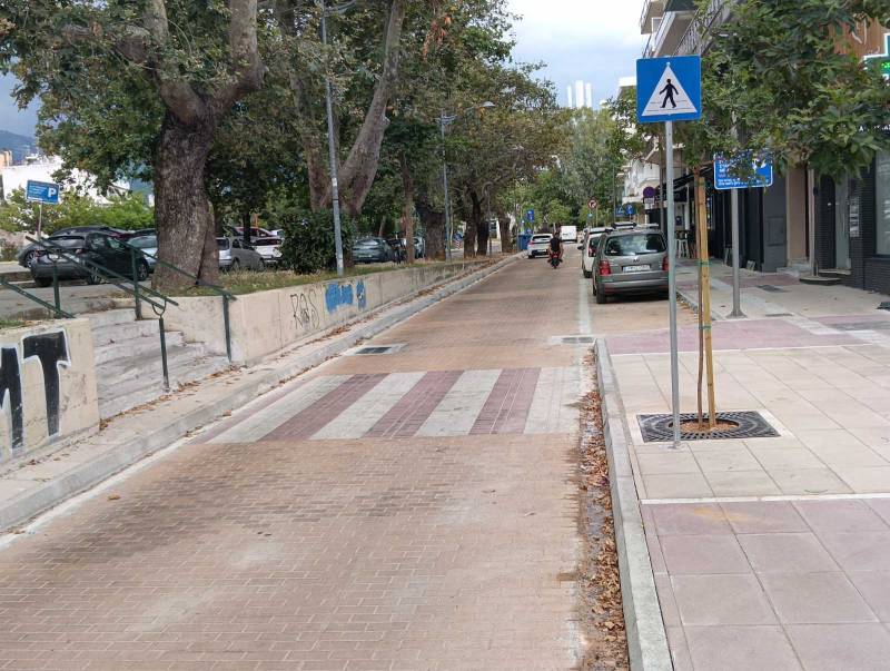 Καλαμάτα: Παραδόθηκε στην κυκλοφορία η αναπλασμένη Νέδοντος (βίντεο)