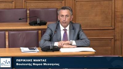 Ο Μαντάς στη διακομματική για τον αγροτικό τομέα (βίντεο)