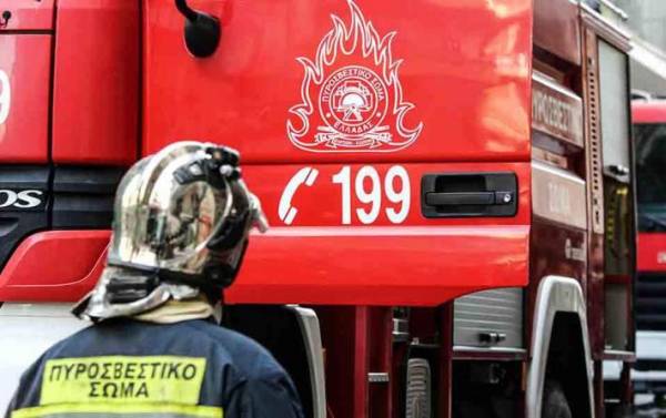 Μεσσηνία: Πυρκαγιά κοντά στο υδραγωγείο της Ασπροπουλιάς