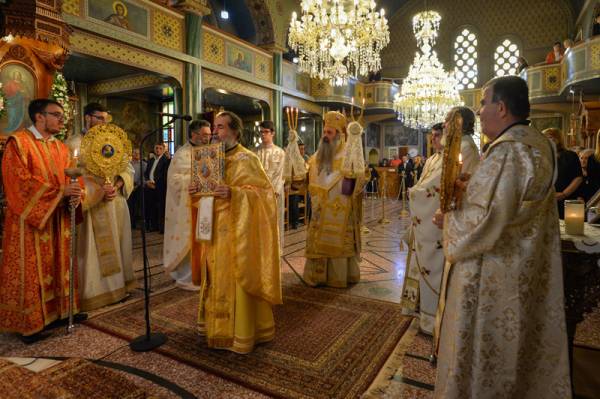 Ο μητροπολίτης Θεόκλητος χοροστάτησε στον Αγιο Γεώργιο Καλαμάτας 