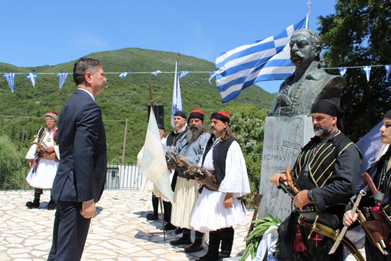 Tρισάγιο στη μνήμη του αντιστράτηγου Ηλία Κορμά