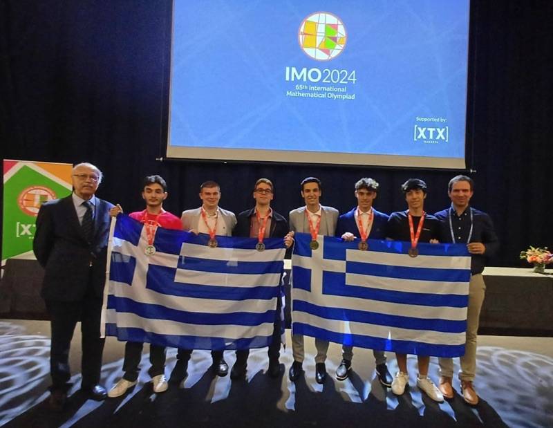 Με 6 μετάλλια επέστρεψαν οι Έλληνες μαθητές από την 65η Διεθνή Μαθηματική Ολυμπιάδα