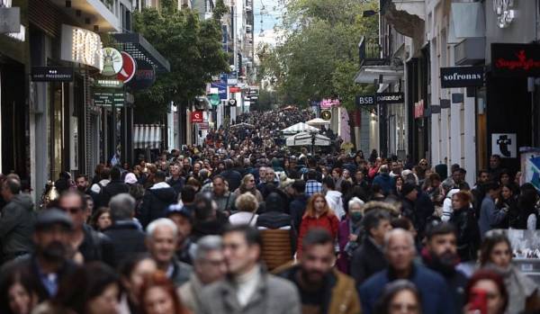 10.413.982 ο πληθυσμός της Ελλάδας, μειώθηκε σε σχέση με το 2022