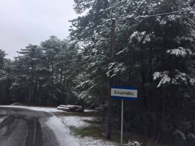 Ανοιξη κι όμως χιόνισε στον Ταΰγετο (φωτογραφίες)