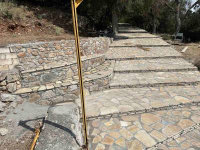 Ανάπλαση χώρου στη μονή Δήμιοβας