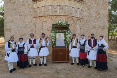 Εορτασμός στον Ιερό Ναό της Παναγίας Βλαχέρνας στα Φιλιατρά