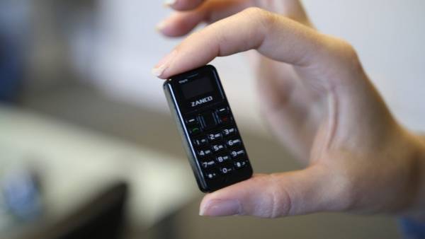 Zanco tiny t1: Το μικρότερο κινητό τηλέφωνο στον κόσμο!
