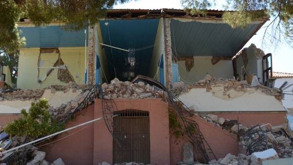 1,3 εκατ. ευρώ στη Λέσβο για τους σεισμούς του 2017