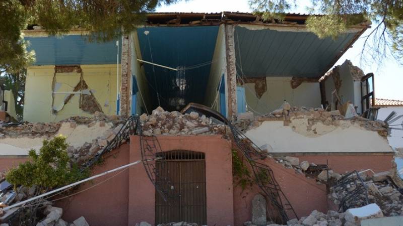 1,3 εκατ. ευρώ στη Λέσβο για τους σεισμούς του 2017