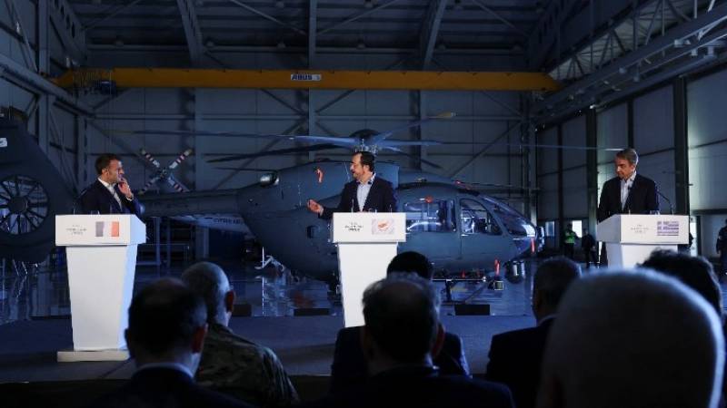 Μακρόν – Μητσοτάκης: «Όποιος επιτίθεται στην Κύπρο, επιτίθεται στην Ευρώπη» (βίντεο)