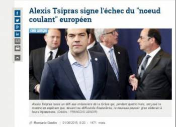 La Tribune: Μάθημα στρατηγικής για τους Ευρωπαίους η σθεναρή αντίσταση Τσίπρα