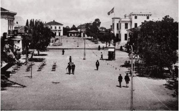 Η πλατεία της Μεσσήνης γύρω στα 1930