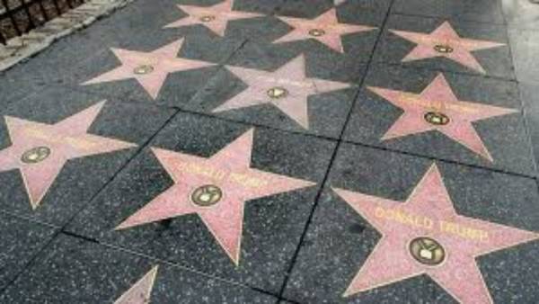 «Πολλαπλασιάστηκε» το αστέρι του Τραμπ στο Walk of Fame