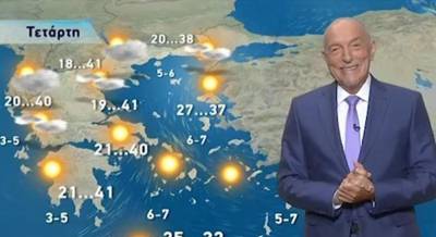 Καύσωνας την Τρίτη στο μεγαλύτερο τμήμα της χώρας (βίντεο)