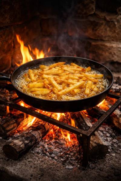 Τηγανιτές πατάτες σε ελαιόλαδο, ο άγνωστος θησαυρός της Μεσσηνίας