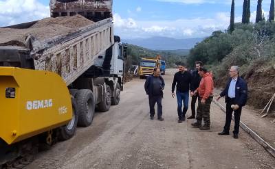 Βελτίωση του δρόμου Ζερμπισίων - Νεοχωρίου