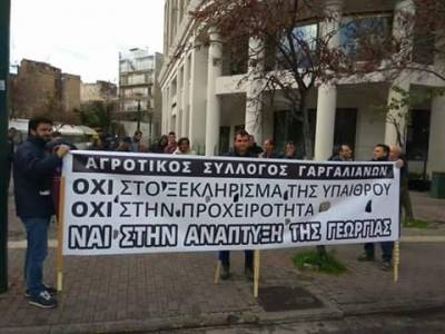 Μεσσήνιοι αγρότες στις κινητοποιήσεις στην Αθήνα