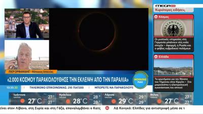 Κάτοικος Ισπανίας: «Δυστυχώς η Ελλάδα πρέπει να περιμένει μέχρι το 2088 για να δει την ολική έκλειψη ηλίου»