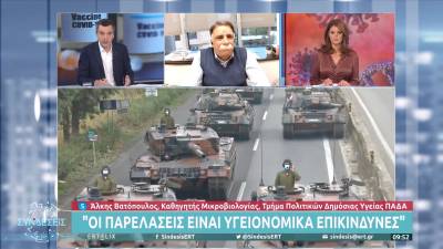 Βατόπουλος: Οι παρελάσεις είναι υγειονομικά επικίνδυνες (Βίντεο)