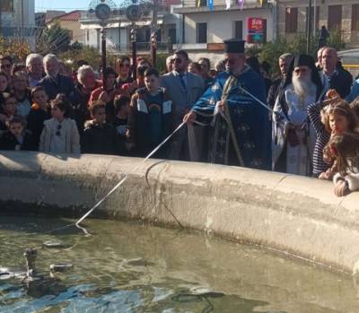 Στο σιντριβάνι γιορτάστηκαν τα Θεοφάνια στα Φιλιατρά